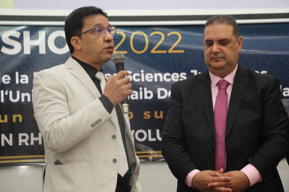 تكريم الاستاذين الجامعيين بالجديدة فوزي بوسدرة ودنيا الرابحي في حفل اختلطت فيه دموع الفرح بسعادة التكريم