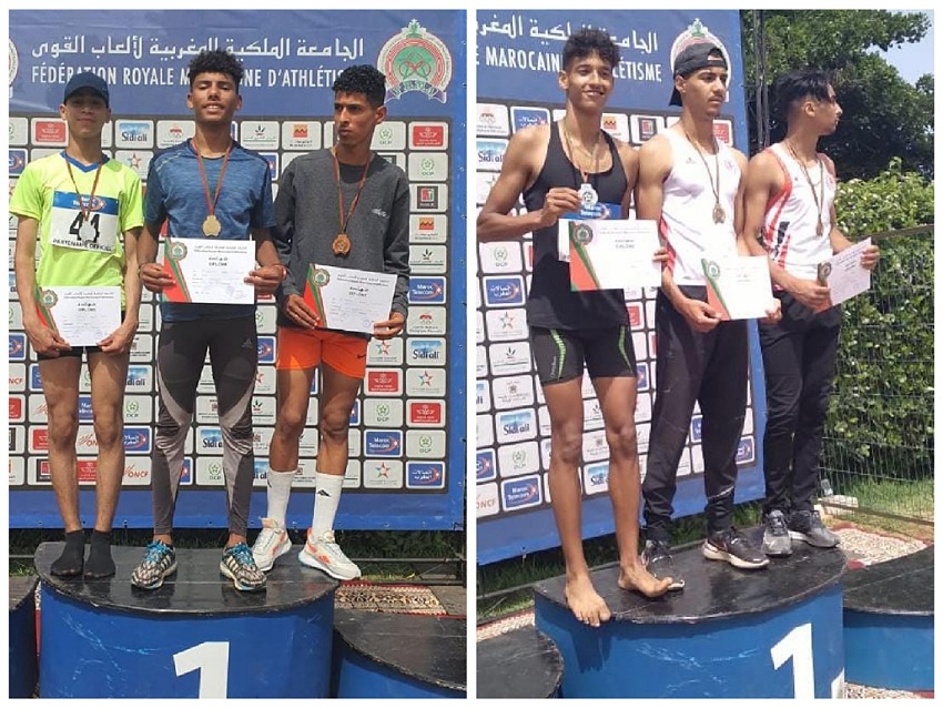 ‌جمعية دكالة لالعاب القوى تتالق من جديد بالملتقى الفيدرالي الرابع بالرباط