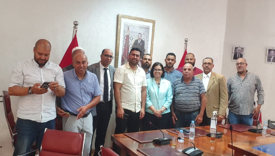 مكونات قطاع الطحالب بإقليم الجديدة في لقاء هادف مع الكاتبة العامة لوزارة الصيد البحري