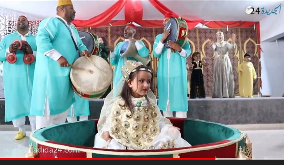 مؤسسة 'أكاديمي جورج كلود' بسيدي بوزيد تنظم حفل نهاية السنة الدراسية تحت شعار ''العرس المغربي''