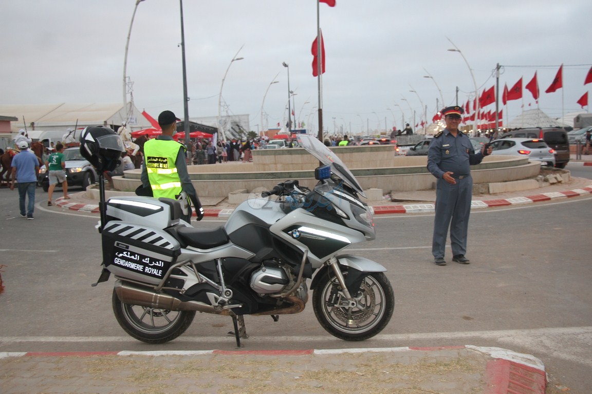 بالصور ... إجراءات  أمنية مشددة  بموسم مولاي عبد الله لهذه السنة