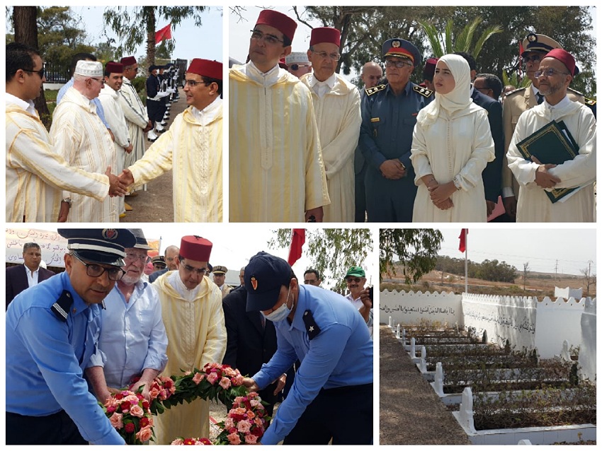 سلطات الجديدة تخلد ذكرى شهداء المقاومة بمقبرة الشهداء بالسجن الفلاحي العدير