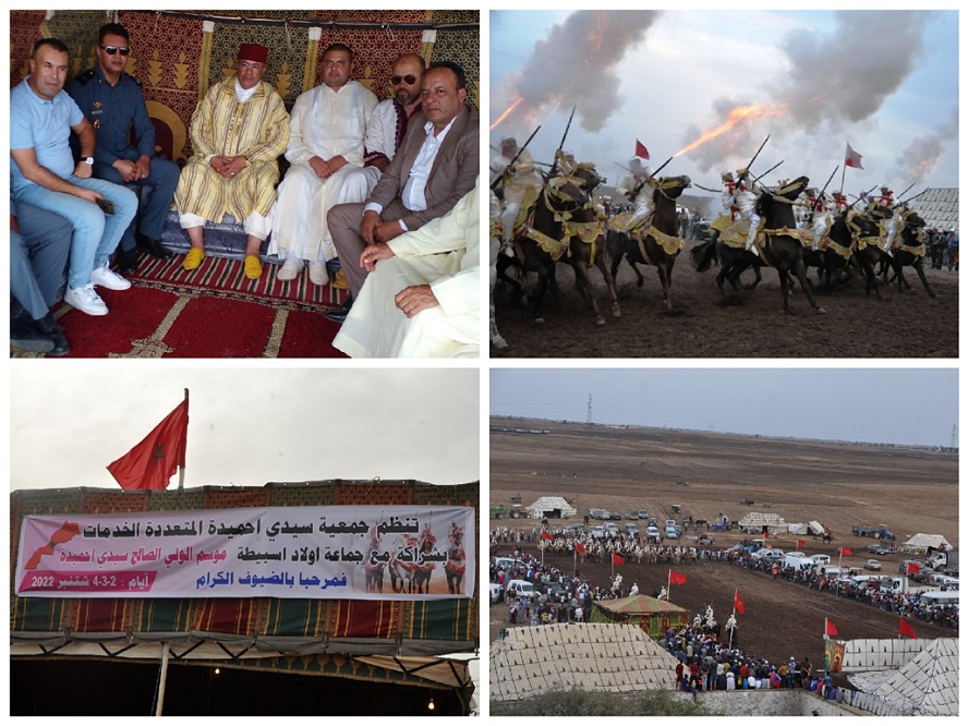 انطلاق فعاليات موسم 'سيدي احميدة مول المشور ' بجماعة اولاد اسبيطة بسيدي بنور