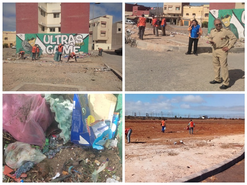 قائد الملحقة الثالثة يفتح أبوابه لجمعيات المجتمع المدني للمساهمة في تنظيف مدينة الجديدة