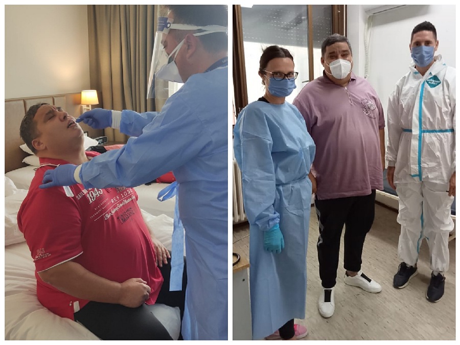 الأصابة التانية بكوفيد بصربيا تخضع فؤاد مسكوت لعلاج سريري