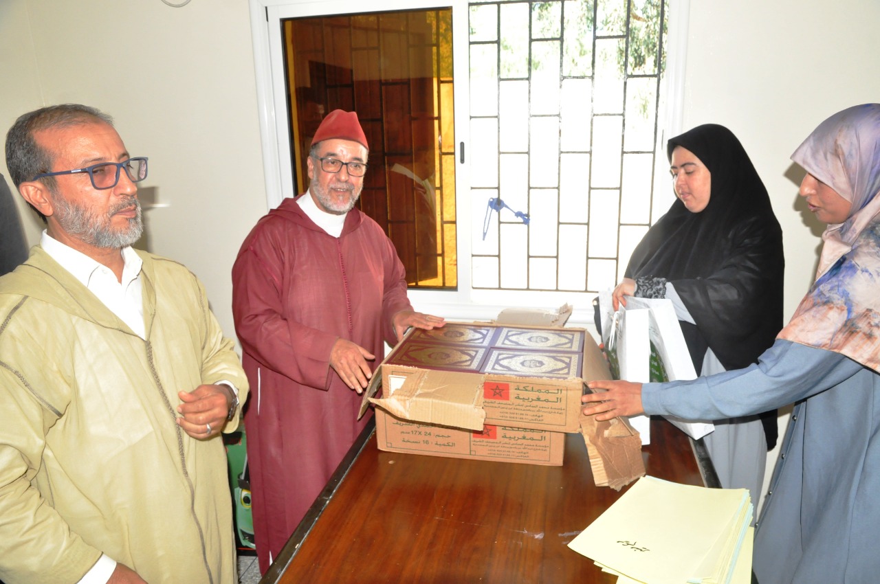 بالصور.. افتتاح مدرسة لتحفيظ القرآن للفتيات بمنطقة اولاد بنشاوي بالزمامرة