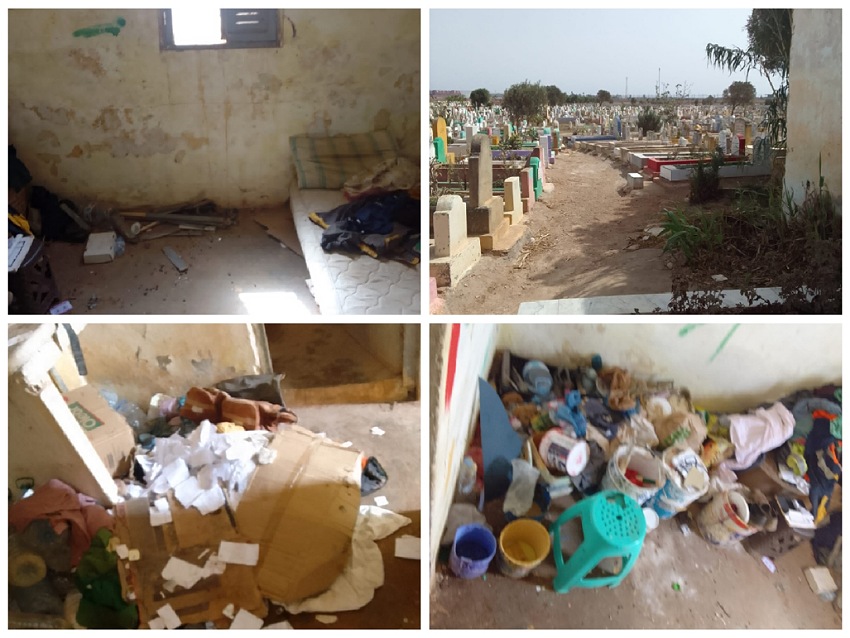 لصوص يقتحمون مقبرة الرحمة بالجديدة وينفدون مجموعة من السرقات ..