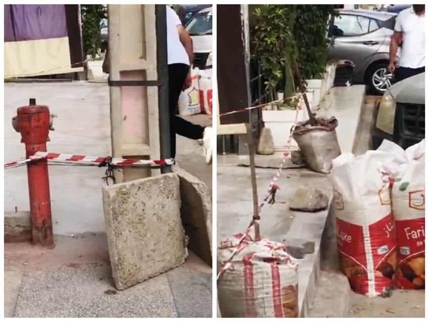 رسالة الى باشا مدينة البئر الجديد بخصوص احتلال الملك العمومي