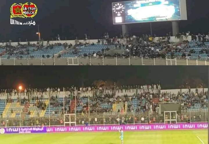 مشجعو الدفاع الحسني الجديدي يحتجون ويغادرون ملعب العبدي بالجديدة