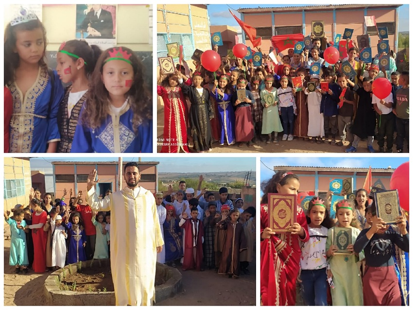 مجموعة مدارس امهيولة تحتفي بذكرى المسيرة الخضراء