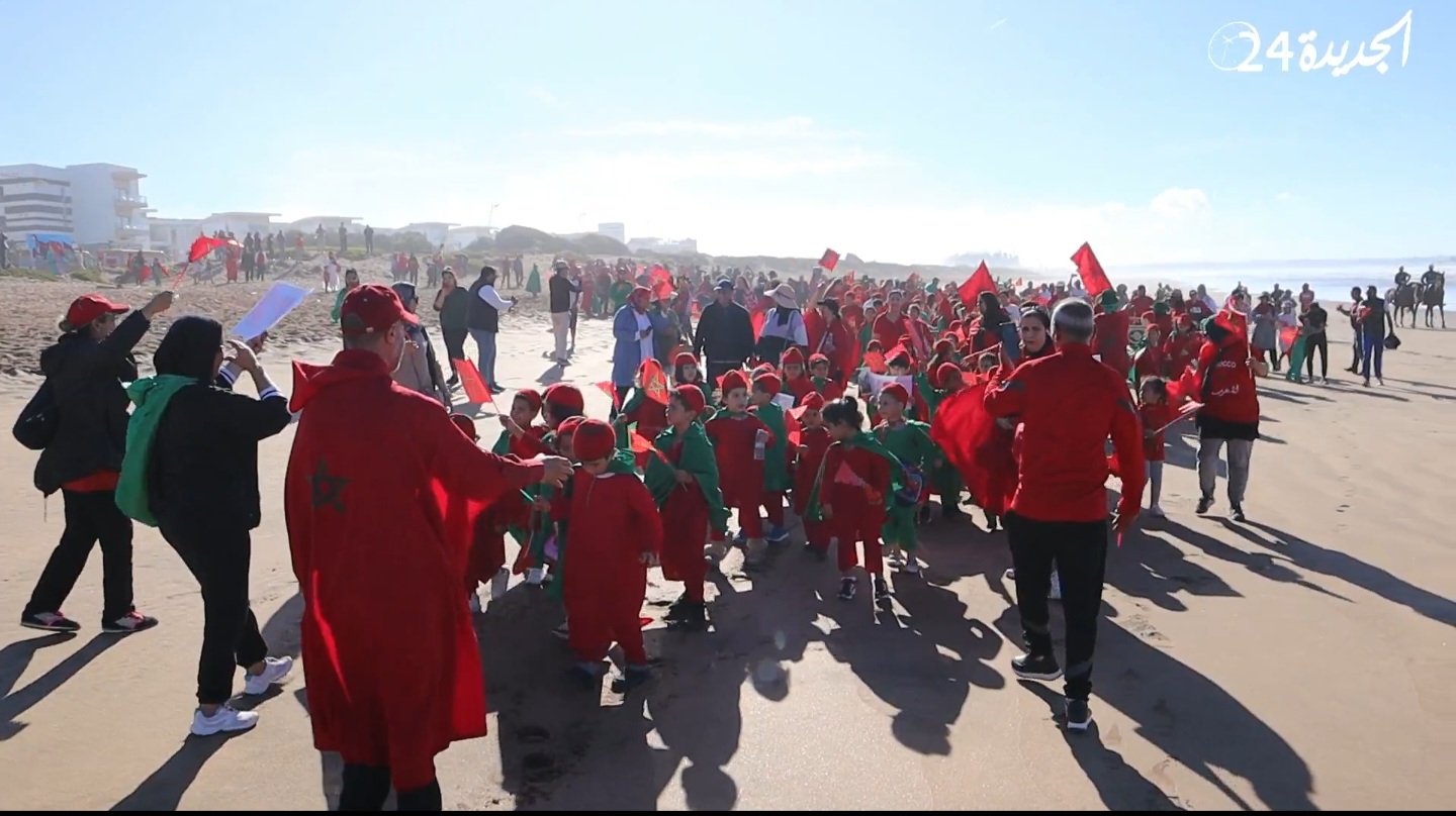 مسيرة حاشدة بالسيارات والأعلام.. المدرسة الدولية بالجديدة تحتفي بالمسيرة الخضراء على طريقتها الخاصة
