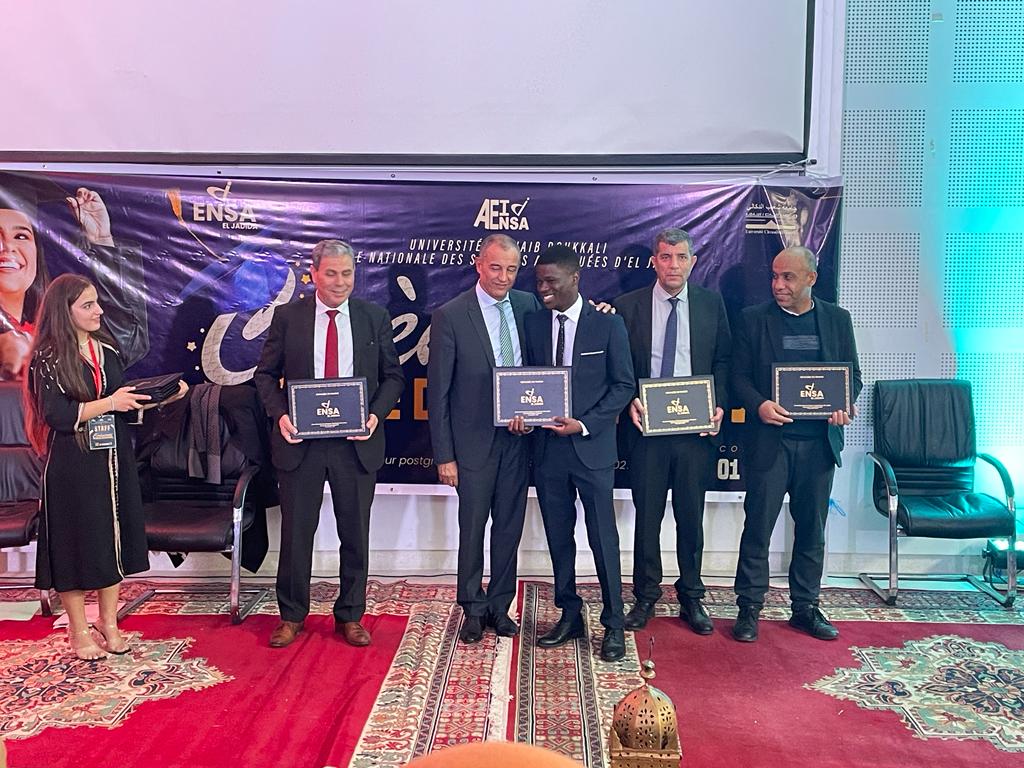 رضى الشامي عراب المهندسين الجدد .. ويحيى بوغالب يشيد بمجهودات أطر  المدرسة الوطنية للعلوم التطبيقية بالجديدة