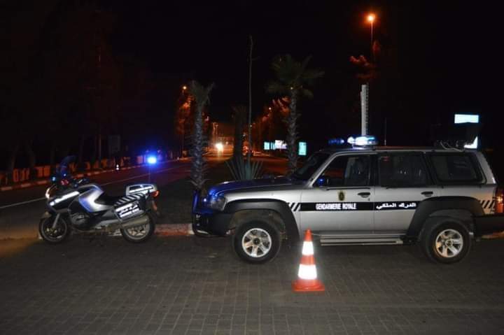 السلطة المحلية والدرك الملكي بسيدي بوزيد في حملات ودوريات امنية مشتركة بمناسبة رأس السنة