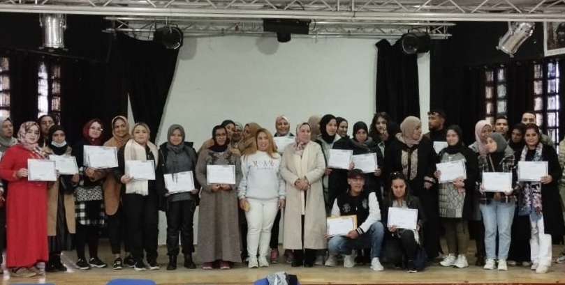 جمعية شرايين الحياة لذوي القصور الكلوي بالجديدة  تنهي برنامجها ضمن ''برنامج أوراش'' بحفل تكريمي