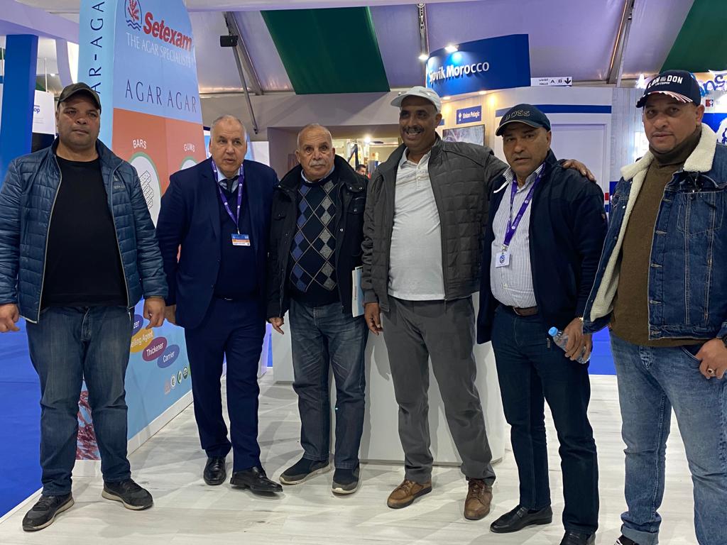 فضاء ''سيتي كزام'' بمعرض ''اليوتيس''.. محط لقاء مع  تعاونية الفرسان بإقليم الجديدة و عضو غرفة الصيد البحري نور الدين قيسوب