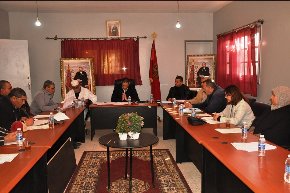 أغلبية المجلس الجماعي لاولاد عمران تصادق على نقط جدول أعمال الدورة العادية لشهر فبراير 2023