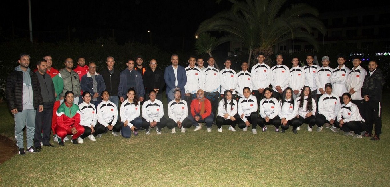 بالصور ... نادي اولمبيك الجديدة لرفع الأتقال يكرم ابطاله المتوجين في البطولة الإفريقية