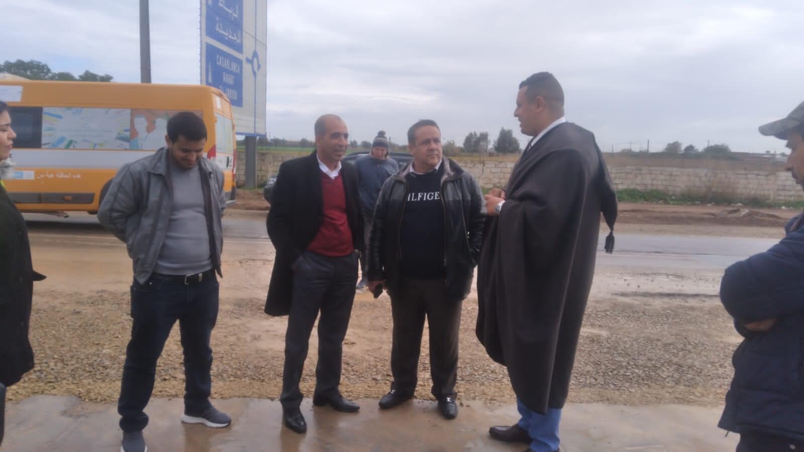 تدشين طريق معبدة لفك العزلة عن الساكنة بجماعة لغديرة بإقليم الجديدة