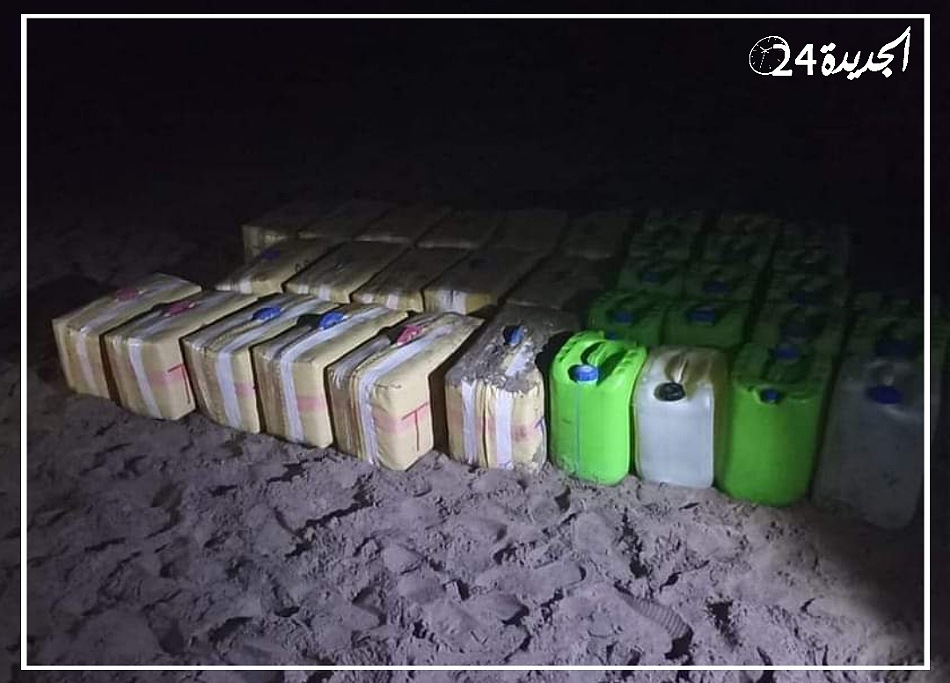 احباط محاولة لتهريب كميات كبيرة من المخدرات باقليم الجديدة..