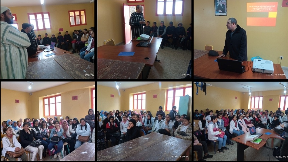 المجلس العلمي يخلد ثلاث ذكريات وطنية بشراكة مع ثانوية محمد السادس الإعدادية باولاد افرج