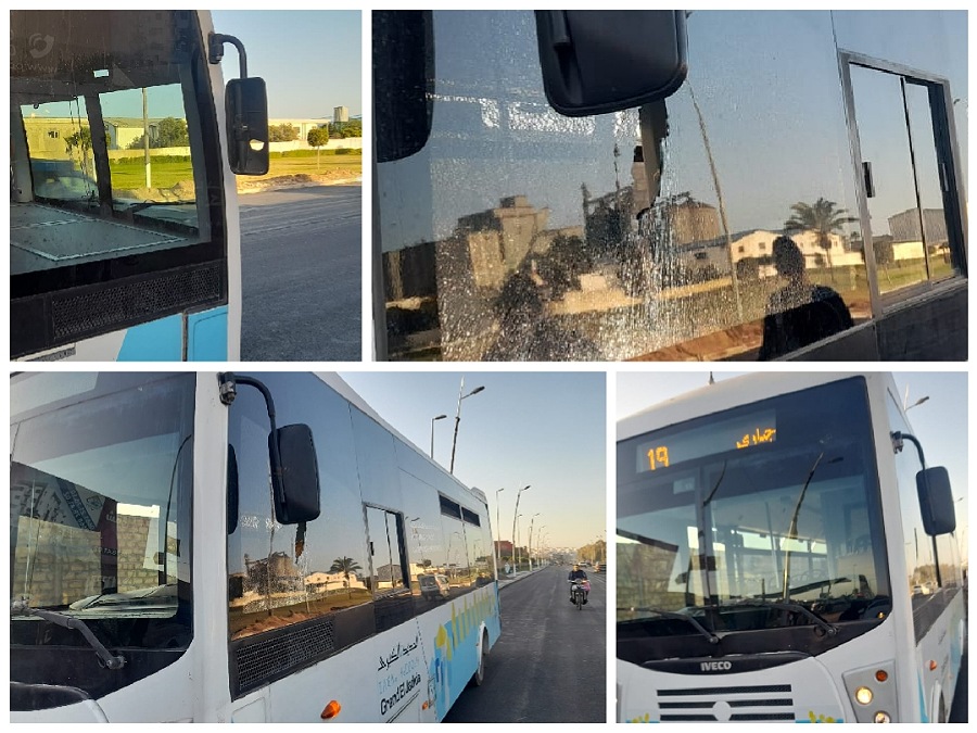 ''شاب هائج'' يهاجم بواسطة سيف حافلة للنقل الحضري قرب الحي الصناعي للجديدة