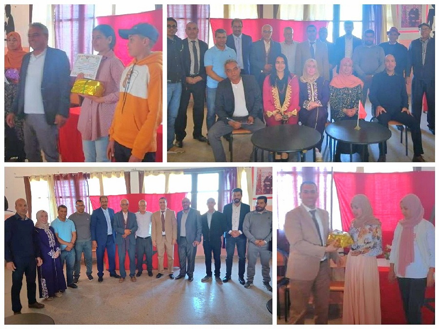 الثانوية الإعدادية الرشاد بأولاد حمدان تحتفي بالتلاميذ المتفوقين