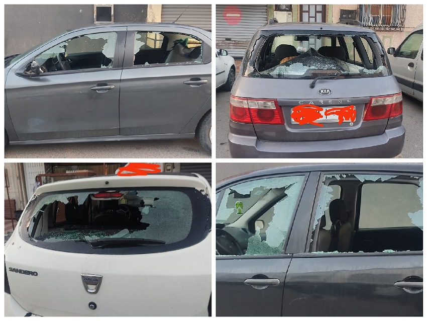 الأمن يلاحق جانحا خرب 12 سيارة بحي نرجس بالجديدة