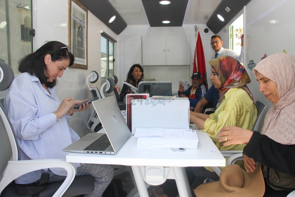 الوكالة المتنقلة لصندوق الإيداع والتدبير الاحتياطي  تحط الرحال بمدينة الجديدة