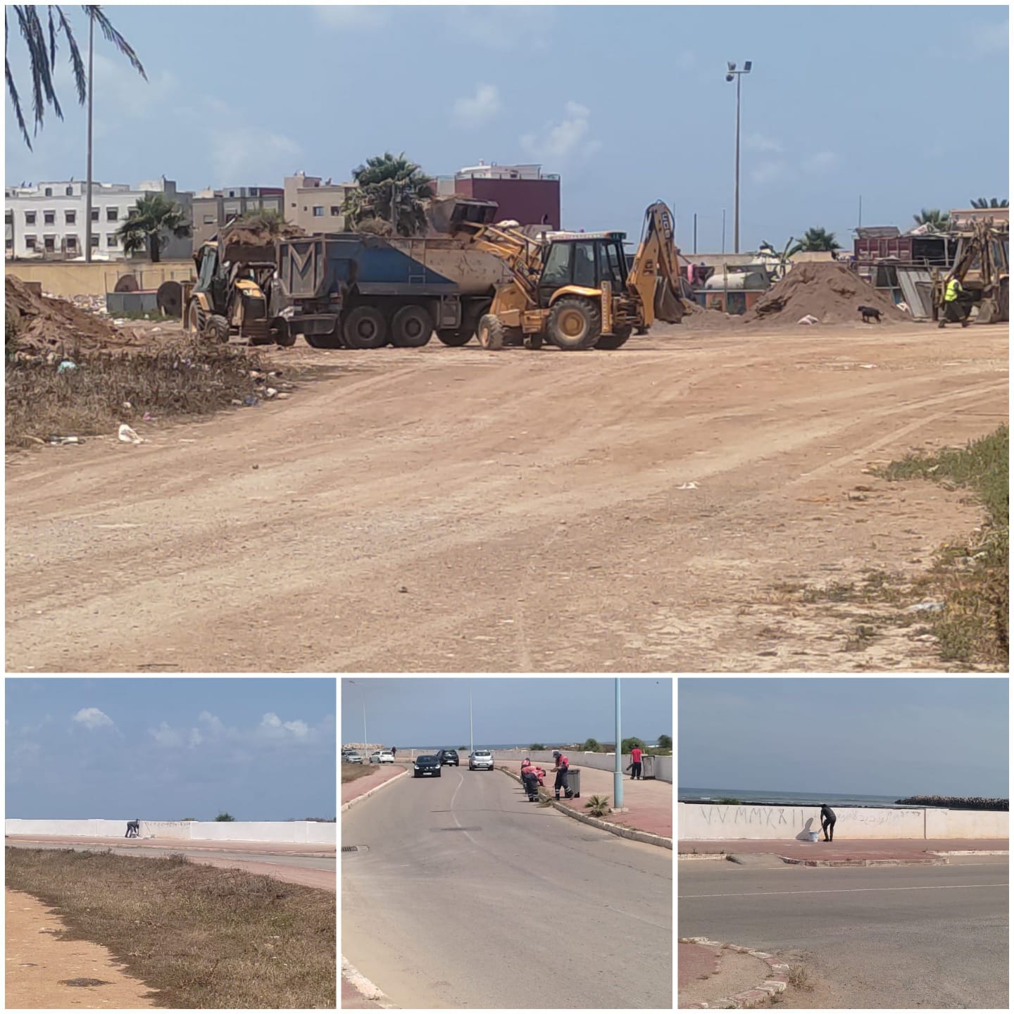 قائدة الملحقة الإدارية الخامسة بالجديدة تقود حملة واسعة للنظافة بتراب الملحقة