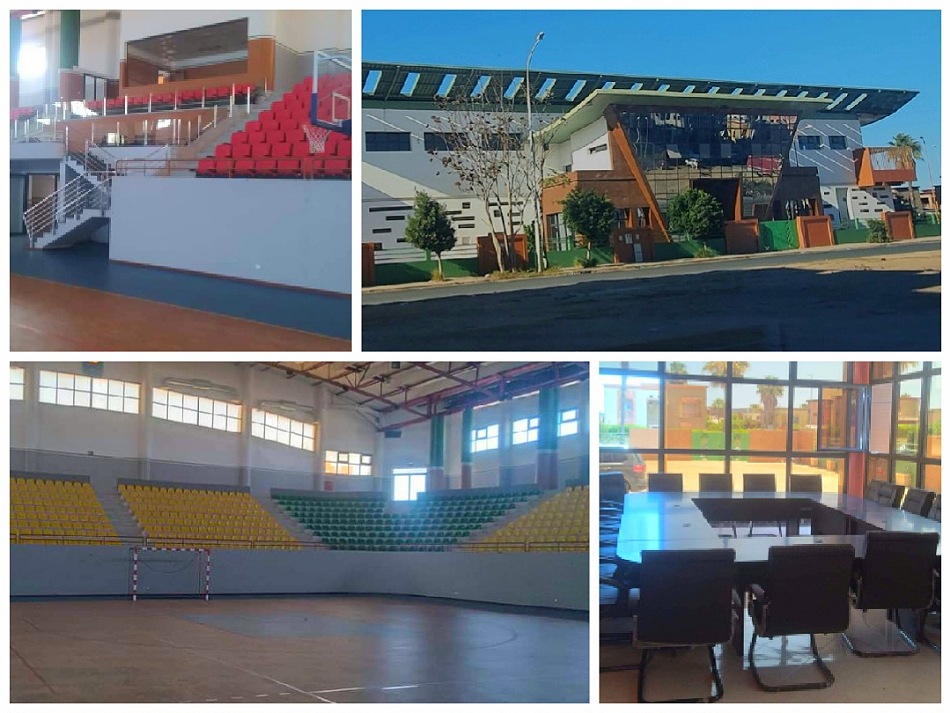 عامل الجديدة يعطي تعليماته بإفتتاح القاعة المغطاة للرياضات بعد سنوات من الإغلاق