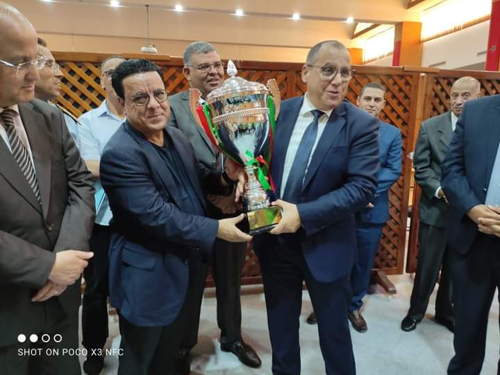 عامل الجديدة يستقبل مكونات النادي الرياضي سيدي اسماعيل لكرة اليد بمناسبة صعوده للقسم الوطني الممتاز