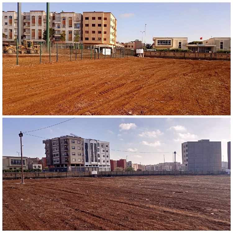 عامل الجديدة يتفقد أشغال تهيئة رحبة الغنم قرب حي النجد بالجديدة