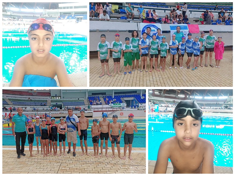 أندية الجديدة تتألق في بطولة اندية العصب للسباحة بالدار البيضاء