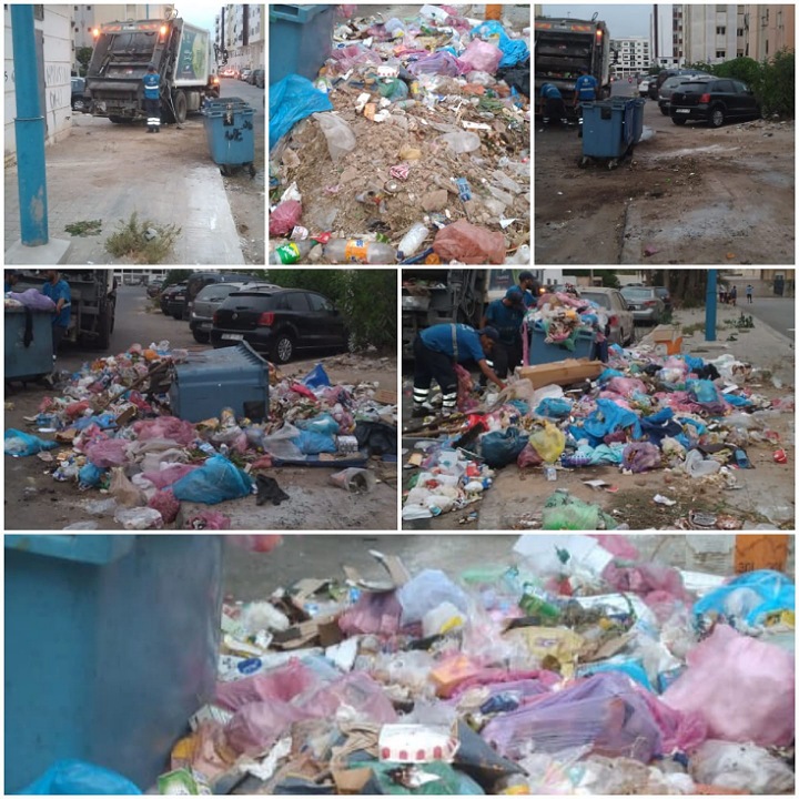 الجديدة : جمع الازبال والنفايات المنزلية مسؤولية مشتركة ..