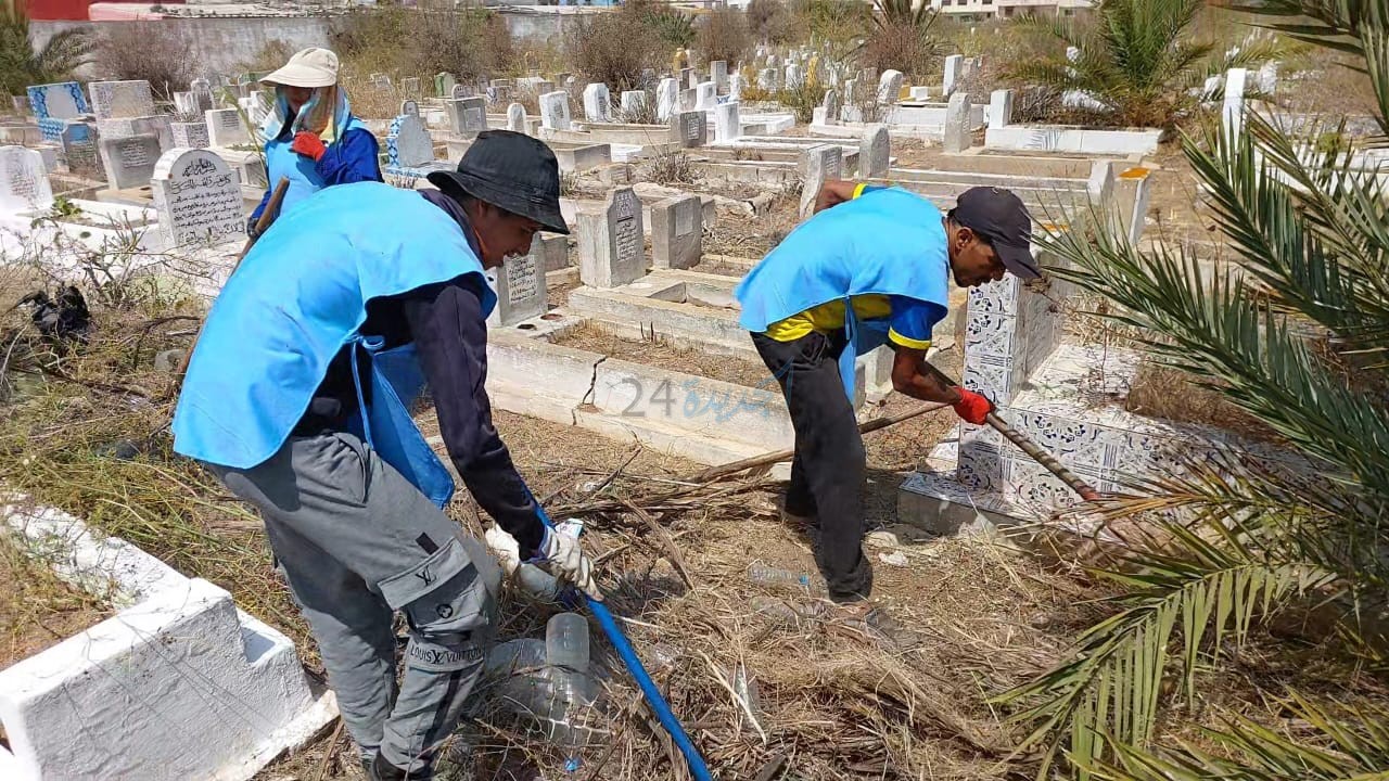 تنظيم حملة تطوعية لرد الاعتبار لمقبرة بالجديدة