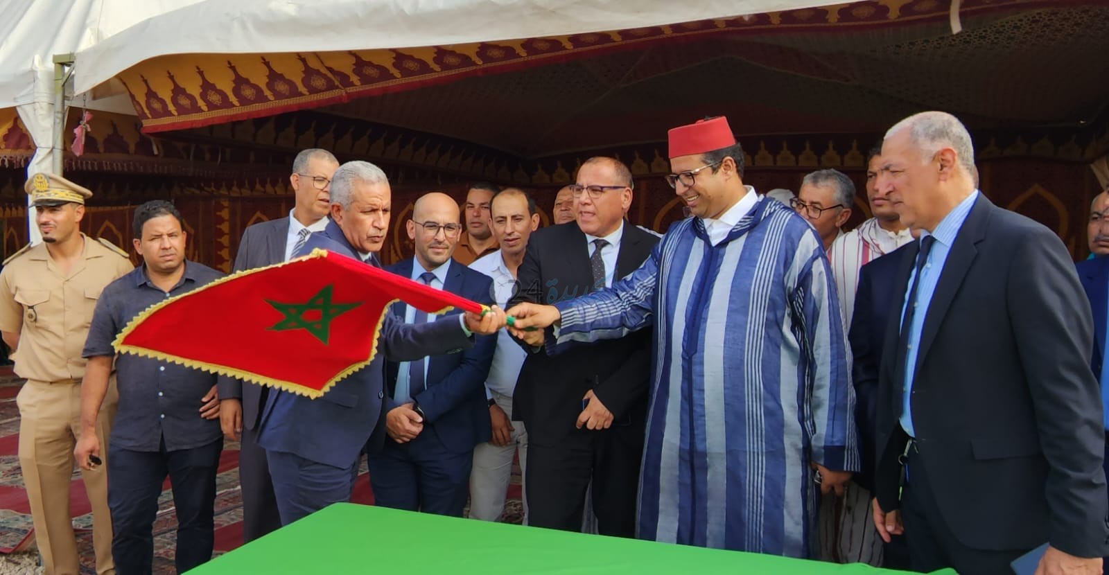 مشاريع تنموية ترى النور بجماعة أولاد أفرج وعامل الجديدة يعطي انطلاقة مهرجان التبوريدة