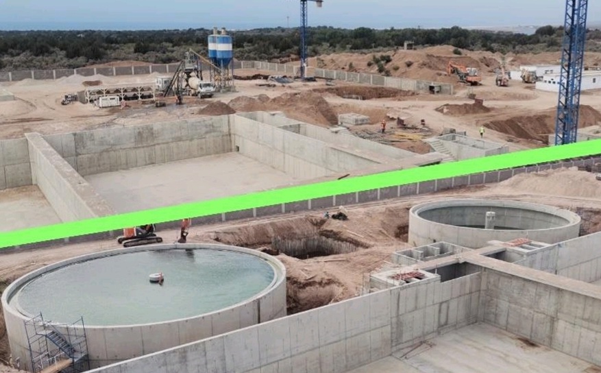 تقدم الأشغال بمحطة المياه لمدينة آزمور