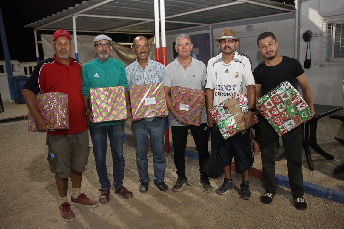 بالصور ... ثنائية  بيهقي و جحا تفوز بالدوري الحبي للكرة الحديدية بالجديدة