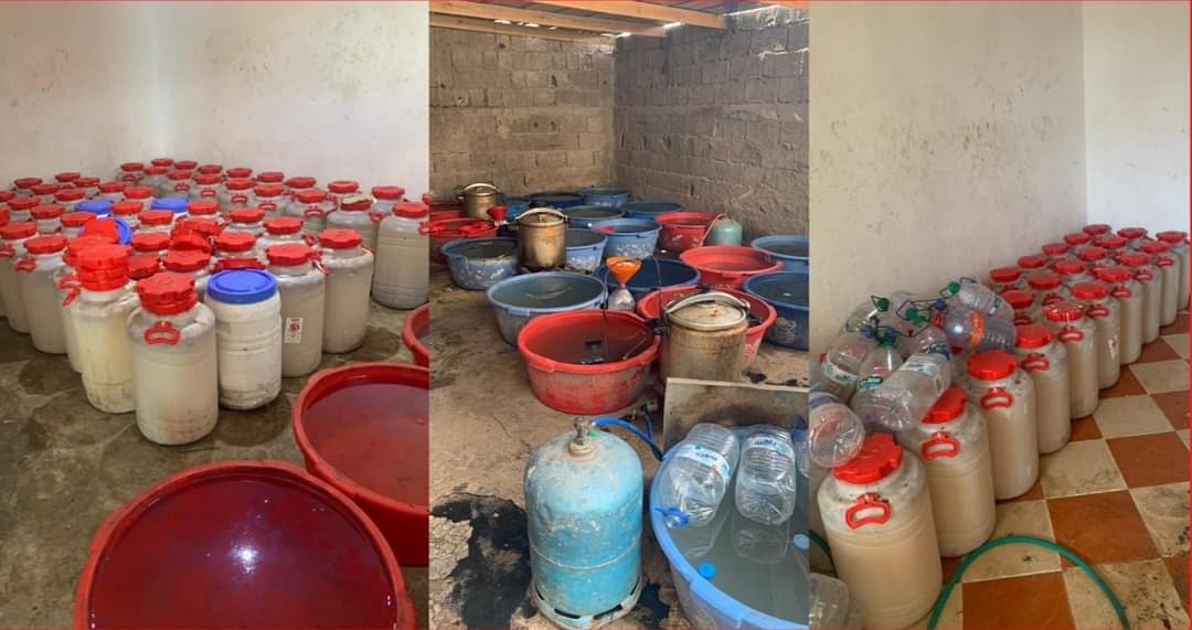 الشرطة القضائية بالجديدة تفكك شبكة لترويج مسكر ماء الحياة بضواحي سيدي بوزيد