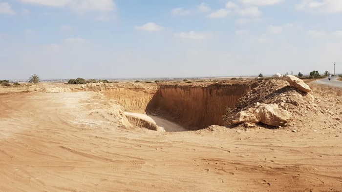 جماعة أولاد حمدان : استغلال عشوائي لمقالع استخراج ( البياضة) يسائل المسؤولين عن الجماعة