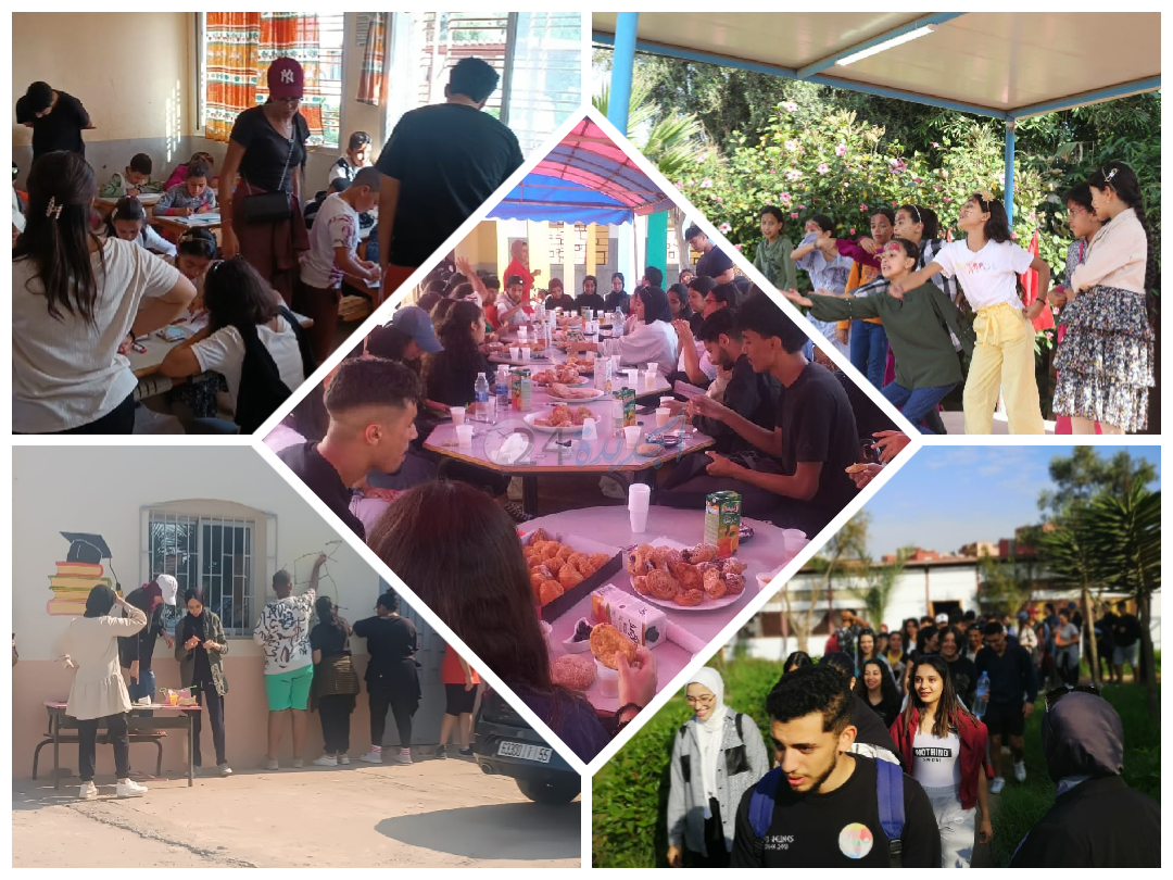 نادي -SOS JEUNES ENCGJ- ينظم نشاطا ترفيهيا لتلاميذ م. م. القرية بجماعة مولاي عبد الله.