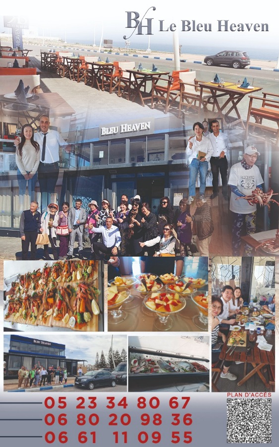 مطعم le Bleu Heaven بسيدي بوزيد ينعش السياحة الشاطئية بالجديدة