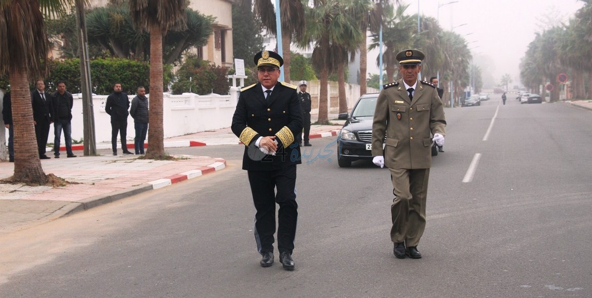 عامل إقليم الجديدة يترأس مراسيم تحية العلم الوطني تخليدا لذكرى عيد الاستقلال