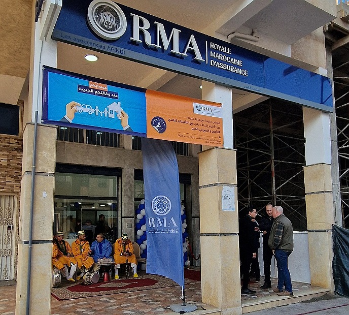 الملكية المغربية للتأمين RMA تفتتح فرعا لها بشارع خليل جبران بتجزئة النجد بالجديدة