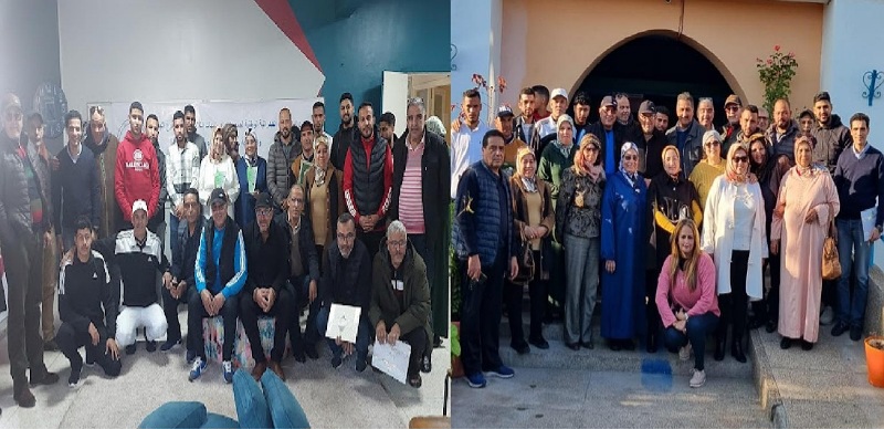 فيدرالية جمعيات الاحياء السكنية بالجديدة تنهي مشروع اوراش 2023 بحفل بهيج