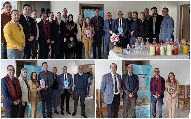 عميد كلية العلوم القانونية والاقتصادية والاجتماعية بالجديدة يشرف على حفل تكريم رؤساء الشعب المنتهية ولايتهم