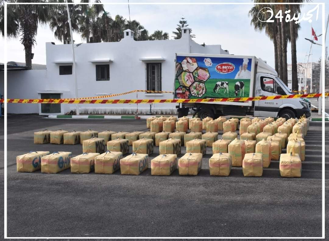 درك الجديدة يحبط محاولة للتهريب الدولي للمخدرات ويحجز أزيد من 4 أطنان من مخدر الشيرا