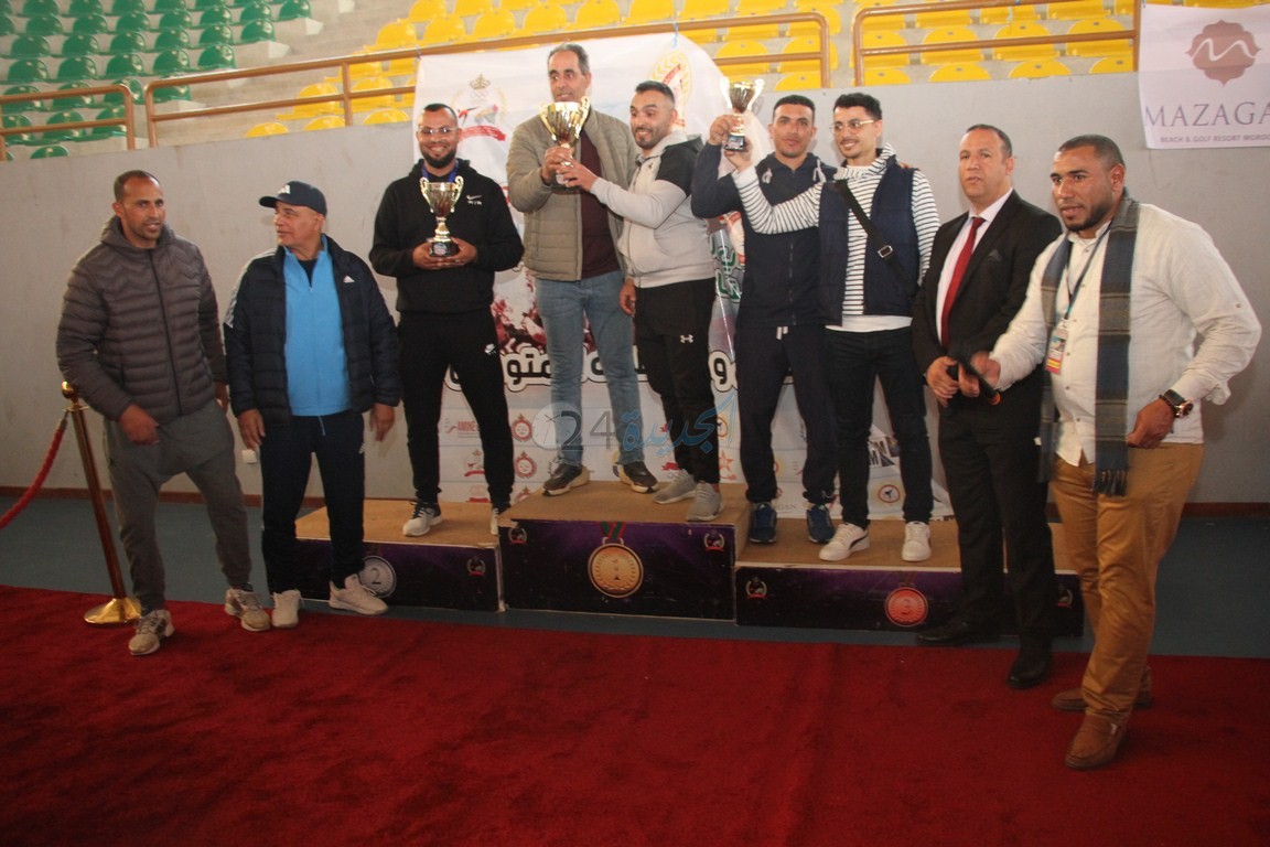 حفل اختتام البطولة الوطنية في  التايكواندو بالجديدة وتتويج جمعية ابطال افريقيا بالبطولة صنف الشبان والشابات