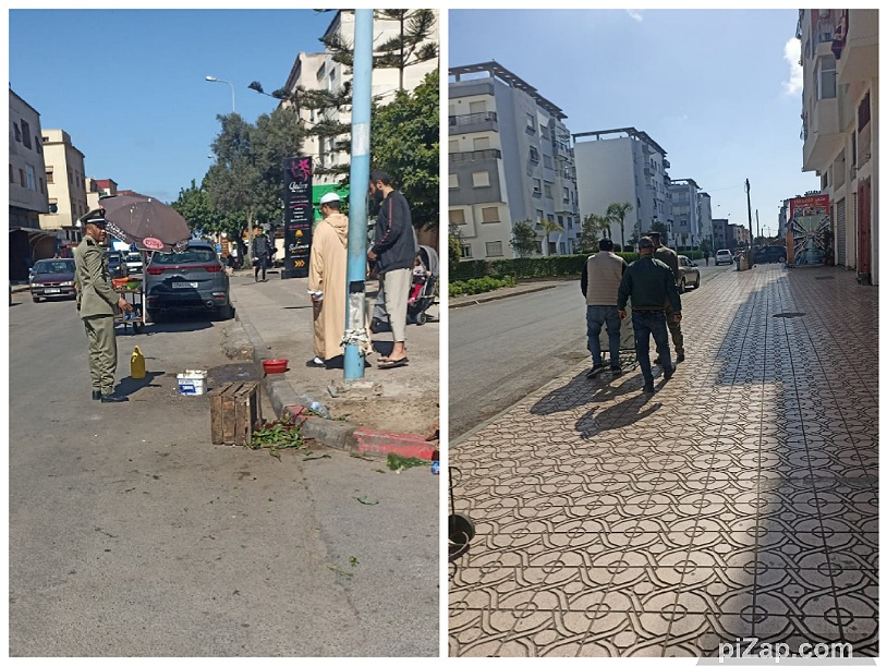 الملحقة الإدارية الرابعة بالجديدة تحرر الملك العمومي بإقامة نعمة وإقامة العالية