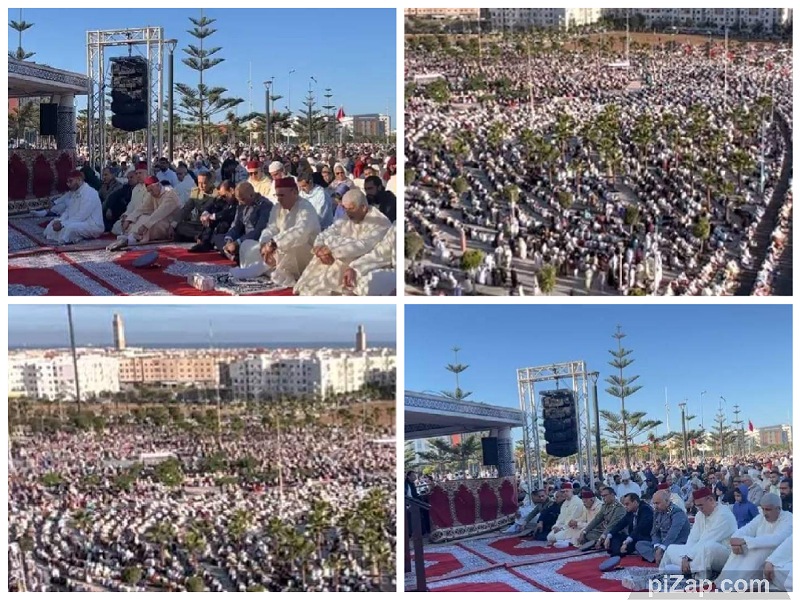 عامل اقليم الجديدة يؤدي صلاة عيد الفطر بمصلى الساحة الكبرى لحي المطار